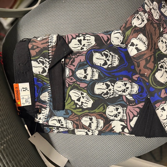 Colorful Skull Pattern Pants - Picture 6 of 6